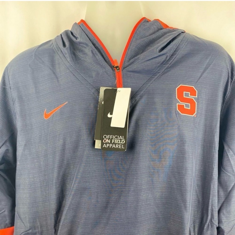 Syracuse Orange Repel On Field Nike Navy and Orange Pullover Jacket